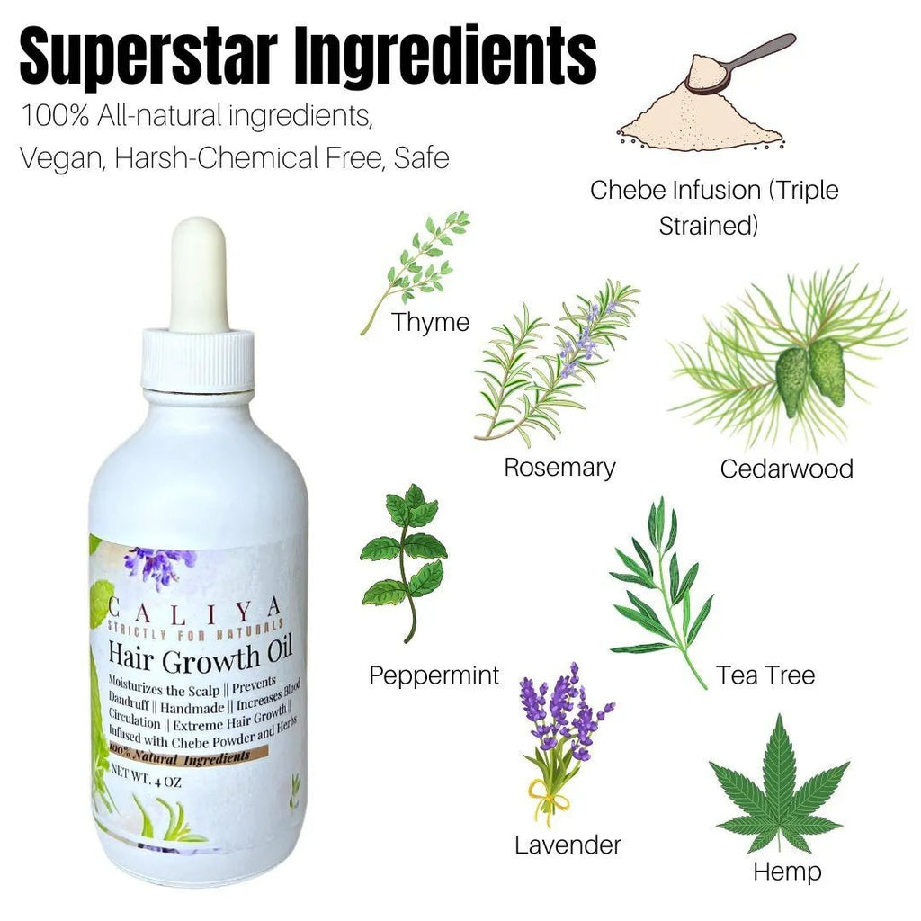 Organic Herbal Hair Growth Potion - TinaKelly Brand